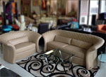 Pattinatore Leather Sofa Set by Planum