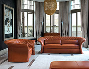Pattinatore Leather Sofa Set by Planum