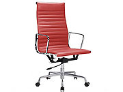 High back leatherette office chair CR2180