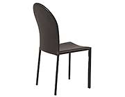 Modern Chair EStyle 672 in Dark Brown