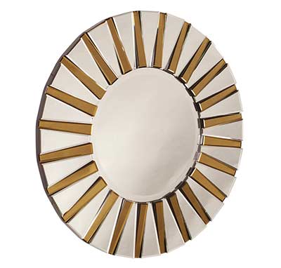 Contemporary Designer Round Mirror HRE 011