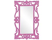 Ornament Designer Mirror in Hot Pink HRE 110HP
