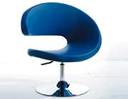 Blue Fabric Lounge Chair VG24B