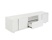 Contemporary White TV Stand Carlo