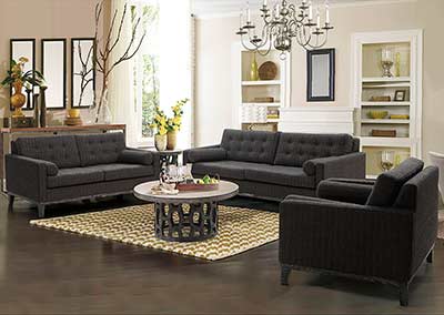 Charcoal Chenille Sofa AA725