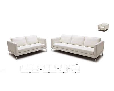 Modern Leather sofa K537