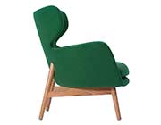 Forest Green Fabric Accent Chair NP 003