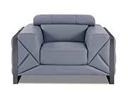 Dark Gray Leather Sofa set GU 03