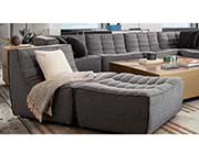 Modular Sectional Sofa in Sand Fabric DS Marcus