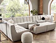 Modular Sectional Sofa in Sand Fabric DS Marcus