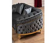 Gray Elegant sofa Delphi