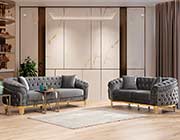 Gray Elegant sofa Delphi