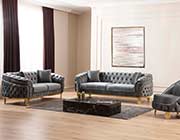 Gray Elegant sofa Delphi