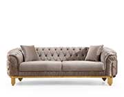 Gray Elegant sofa Delphi