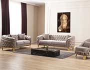 Gray Elegant sofa Delphi