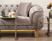 Gray Elegant sofa Delphi