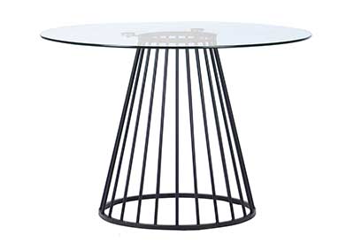 Clear Glass Top Table VG Polly