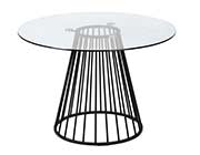 Clear Glass Top Table VG Polly