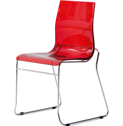 Gel-t Stackable Dining Chair by Domitalia