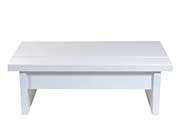 Almavar Coffee Table in White Lacquer