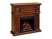 Traditional mahogany fireplace Collins