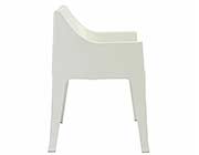 Modern Stacking chair EStyle 809 in Linen