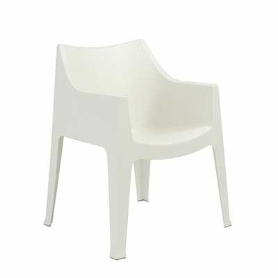 Modern Stacking chair EStyle 809 in Linen