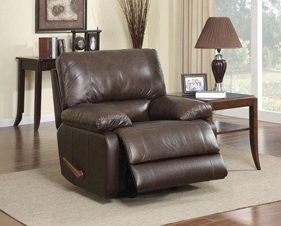 Top Grain Leather Rocket Recliner CO 21R