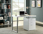 Contemporary White Desk CO 325