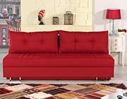 Red Fabric Sofa Bed Lavana
