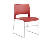 Renie Stackable Chair in Red