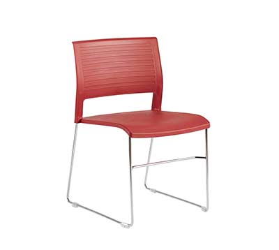 Renie Stackable Chair in Red