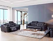 Electric Recliner Sofa in Dark Grey Charcoal EF 72