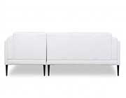 Murray 440 White Leather sofa by Moroni