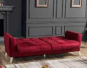 Bordeaux Fabric Sofa Bed Alaina