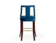 Blue Velvet Bar stool VG Kimbra