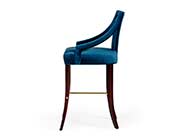 Blue Velvet Bar stool VG Kimbra