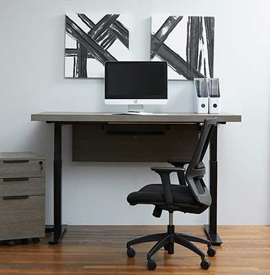 Stavanger Sit-Stand Desk by Unique Furniture