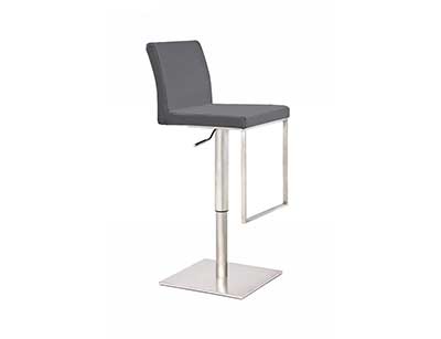 Dark Gray Eco-Leather Bar Stool VG Frazer