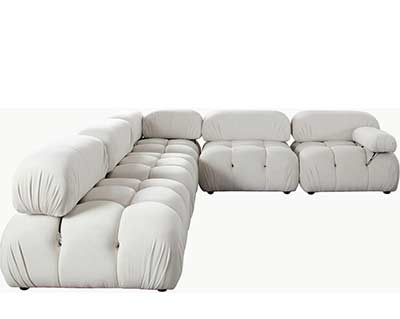 Modular Sectional Sofa in Light Cream DS Palermo