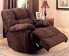 Rocker Recliner in Chocolate Microfiber CO 259