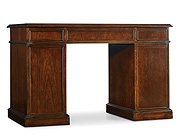 Kneehole Desk with Bow Front