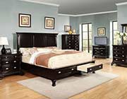 Traditional Black Bed W 608