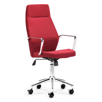 High Back Fabric office chair in Red Z-147