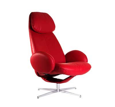 Fjords Motionconcept Top Grain Leather Chair MC30