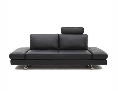 Black Leather Sofa Bed Kuka 1510