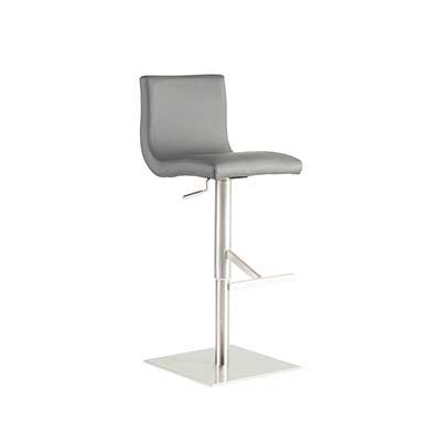 Gray Leatherette Bar-Counter Stool Estyle 959