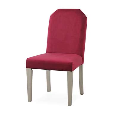 Red Fabric Dining Chair Sofia