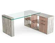 Tempered Glass Top Desk VG 222