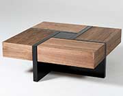 Black and Walnut Coffee table VG Macai